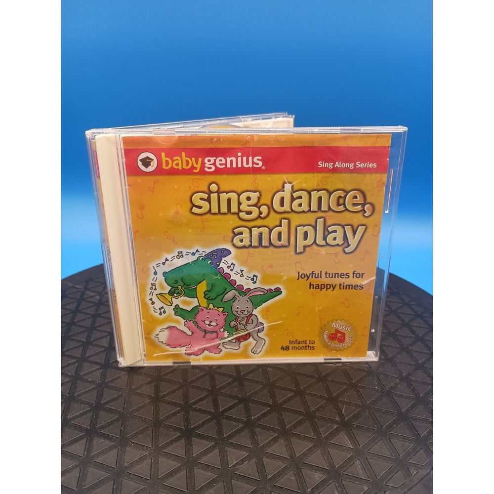 Baby Genius Sing Dance and Play CD 2000 Childrens Music Jewel Case 0796019772129